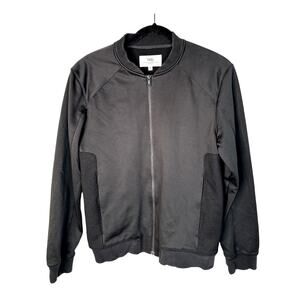 New! WRK M Classic Slim Fit Bomber Jacket $198 Alpha Industries Flight Black
